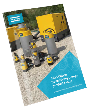 Brochure met het productaanbod van industriële dewatering pompen