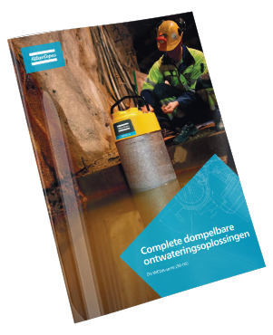 Brochure van elektrische submersible dewatering pump voor industriële ontwatering