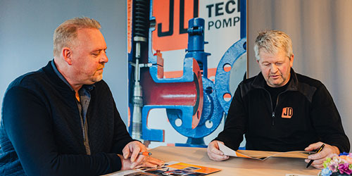 verkoopafdeling JD Techniek