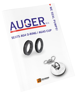 Auger leaflet seats voor industriële schroef- en doseertoepassingen