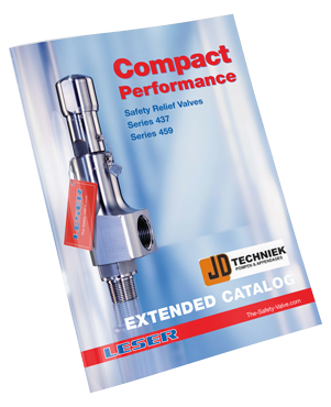 Compact Performance safety relief valve voor overdrukbeveiliging in industriële systemen