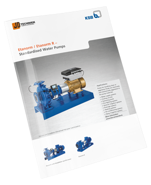 Etanorm gestandaardiseerde waterpomp voor water- en industriële toepassingen