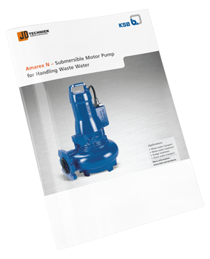 KSB Amarex N dompelpomp voor afvalwater en industriële toepassingen