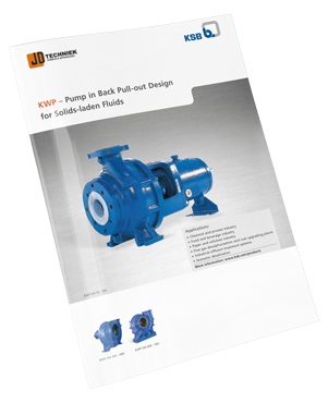 KWP serie industriële pomp voor procesapplicaties