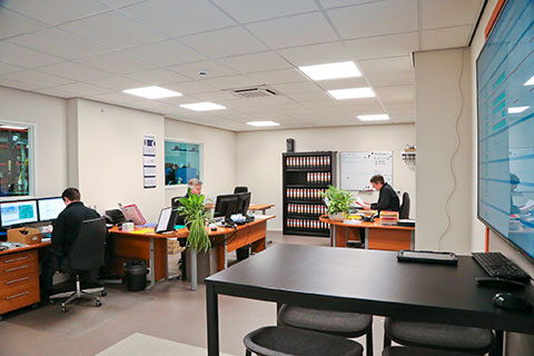 Verkoopafdeling JD Techniek kantoor